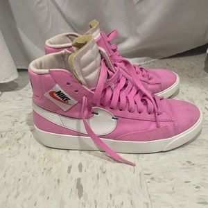 Pink Nike Blazers
